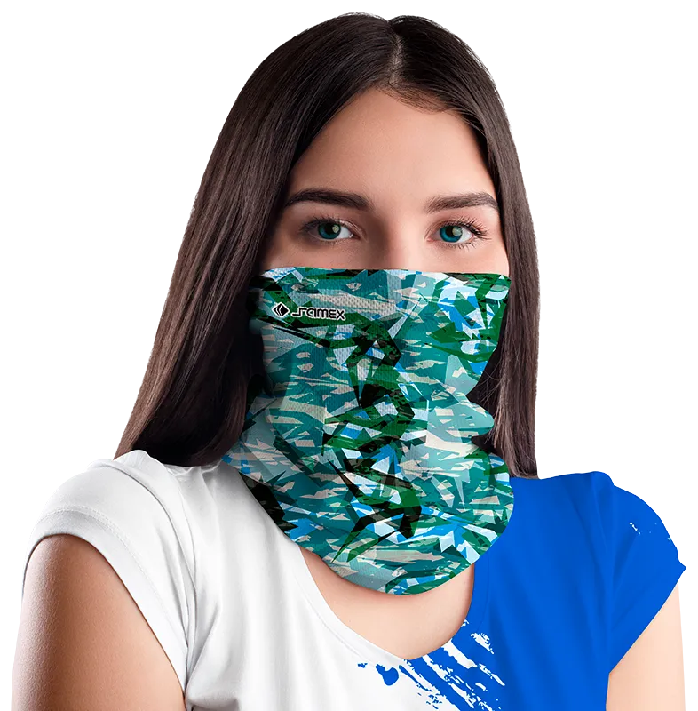 BANDANA DAMA COD. 095 NEGRO - GRUNGE JASPEADO