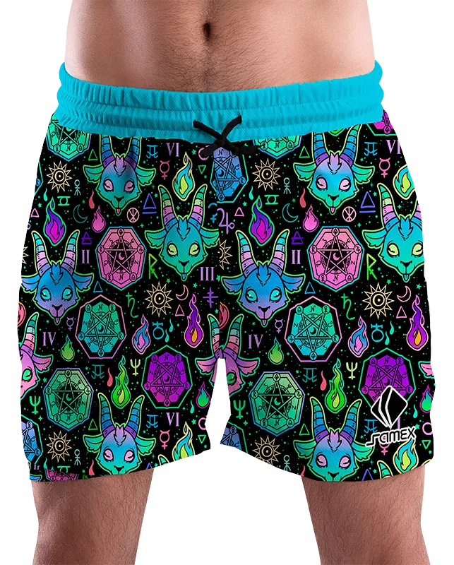 SHORT URBANO HOMBRE COD. 043 NEGRO - CABRAS DIBUJOS