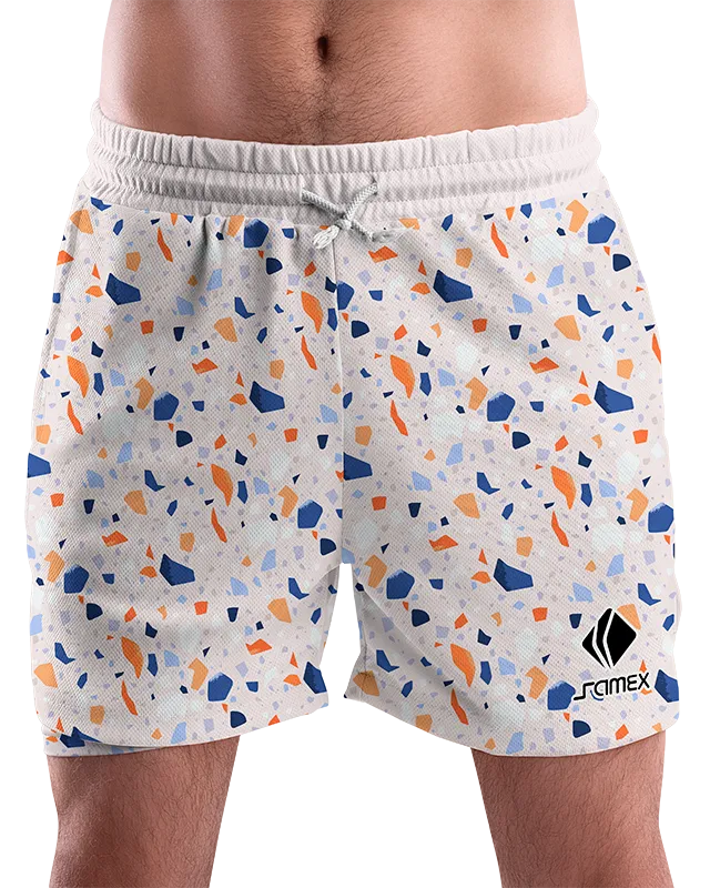 SHORT URBANO HOMBRE COD. 082 ROSADO PICA PICA COLORES