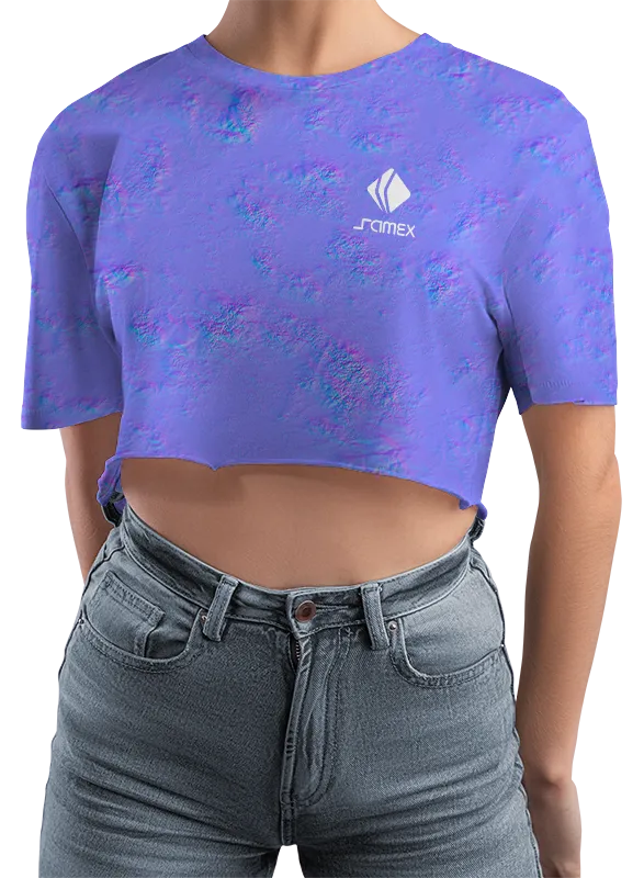 CROP TOP PERSONALIZADO CROP TOP LILA COD: 0044 .