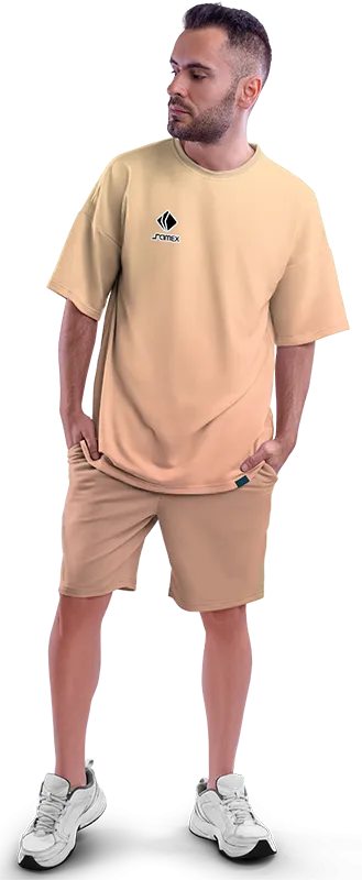 Polo Oversize Cod 0060 DEGRADE CREMA .