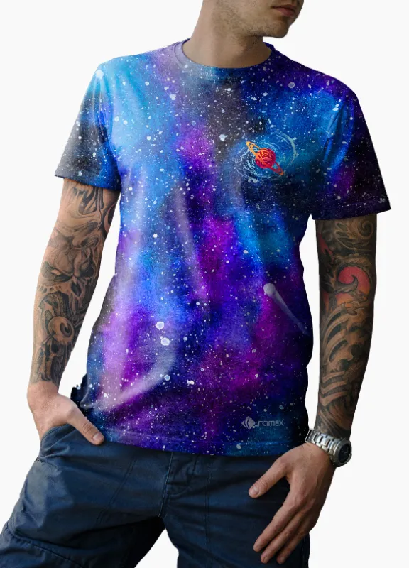 POLO URBANO POLO JUVENIL ESTAMPADO GALAXYA COD: 0008 .