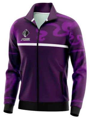 BUZO DEPORTIVO PERSONALIZADO BUZO INDEPENDIENTE DEL VALLE THIRD KIT 2022 MORADO COD: 0006 .