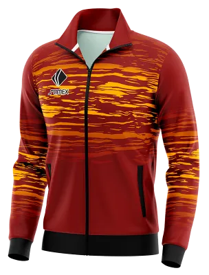BUZO DEPORTIVO PERSONALIZADO BUZO ETOILE S.S THIRD KIT 2021-22 GUINDA - AMARILLO - LINEAS COD: 0023 .
