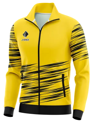 BUZO DEPORTIVO PERSONALIZADO BUZO BORUSSIA DORMUND AMARILLO - NEGRO - LINEAS COD: 0061 .