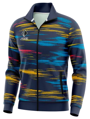 BUZO DEPORTIVO PERSONALIZADO BUZO RB LEIPZIG 2021-22 AZUL - AMARILLO - ROSADO - CELESTE - LINEAS COD: 0083 .
