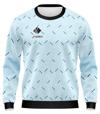 BUZO DEPORTIVO CUELLO REDONDO PERSONALIZADO BUZO CHELSEA AWAY 2020-21 CELESTE - LINEAS COD: 0056 .