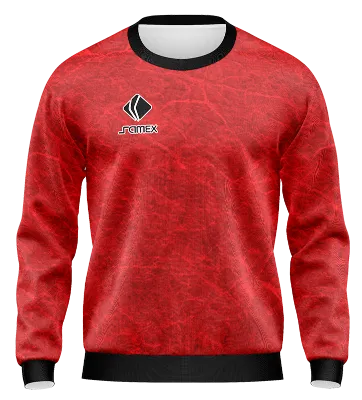 BUZO DEPORTIVO CUELLO REDONDO PERSONALIZADO BUZO LA CALERA 2021 GUINDA LINEAS COD: 0064 .