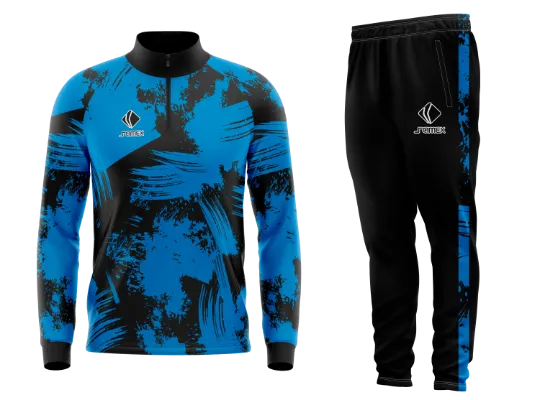 Conjunto Buzo Medio Cierre Cuello Alto AJAX LINE BRUSH CONCEPT ROSADO - NEGRO - LINEAS COD 51