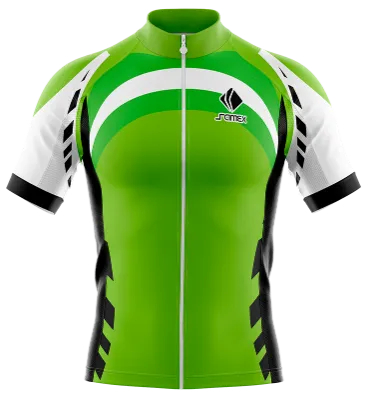 TRICOTA CICLISMO CAMISETA CICLISMO VERDE - BLANCO - NEGRO - CUADROS - FRANJAS COD: 0005 .