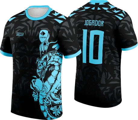 CAMISETA NEGRO - FIGURAS GEOMETRICAS GRIS - DRAGON CELESTE cod: 0044 .