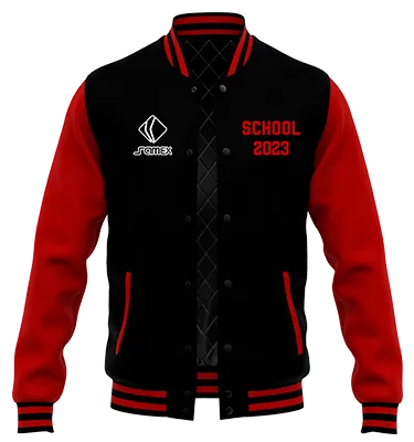 ChaquetaCasacas Promocion Cod 0018 CHAQUETA NEGRA CON MANGAS ROJAS .