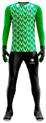 Conjunto Futbol Arqueros Cod 0079 CAMISETA VERDE CON BLANCO NIGERIA 2018