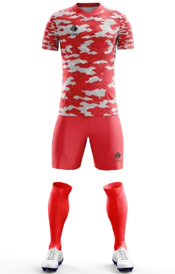 Conjunto Futbol Cod 0034 MANCHESTER UNITED 2021-22 PRE MATCH blanco - rojo.