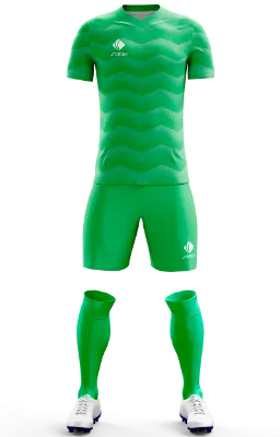 Conjunto Futbol Cod 0179 Camiseta ALEMANIA EDITION 2018 verde - franjas ziczac .