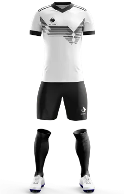Conjunto Futbol Cod 0180 Camiseta Adidas ALEMANIA LOCAL 2018 blanco - negro - plomo - lineas .