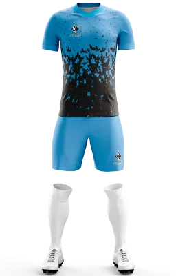 Conjunto Futbol Cod 0234 Napoli FC Halloween 2022-23 negro - celeste- murcielagos .