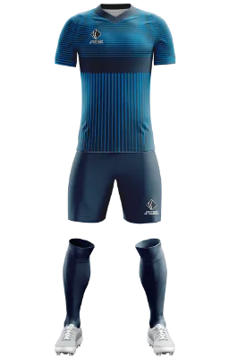 Conjunto Futbol Cod 0283 BOCA-THIRD-2017-18 azul-celeste-lineas .