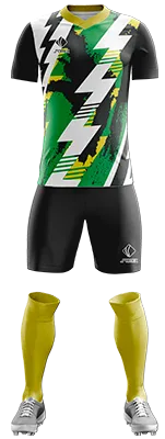 CAMISETA GEOMETRICO LINEAL NEGRO - BLANCO - VERDE - AMARILLO - ABSTRACTO cod: 0329 .