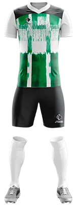 CAMISETA LIVERPOOL THIRD KIT 23-24 NEGRO - BLANCO - VERDE - LINEAS cod: 0344 .