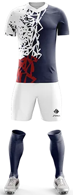 CAMISETA C.A COLON FEMENIL AZUL - ROJO - BLANCO - TRIANGULOS cod: 0391 .