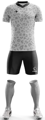 CAMISETA CHIAPAS JAGUAR AWAY KIT CONCEPT BLANCO - GRIS - ANIMAL PRINT cod: 0395 .