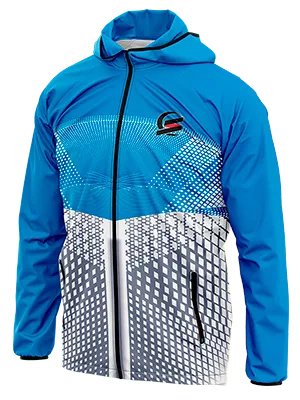 CORTAVIENTO DEPORTIVO NW GRIS - CELESTE - CUADROS BLANCO cod: 0077 .