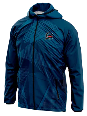 CORTAVIENTO DEPORTIVO MANCHESTER CITY CONCEPT 2022 AZUL - TRIANGULOS cod: 0096 .