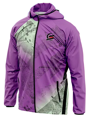 CORTAVIENTO DEPORTIVO TOTTENHAM ALTERNATIVA 2021-2022 MORADO GRUNGE GRIS cod: 0111 .