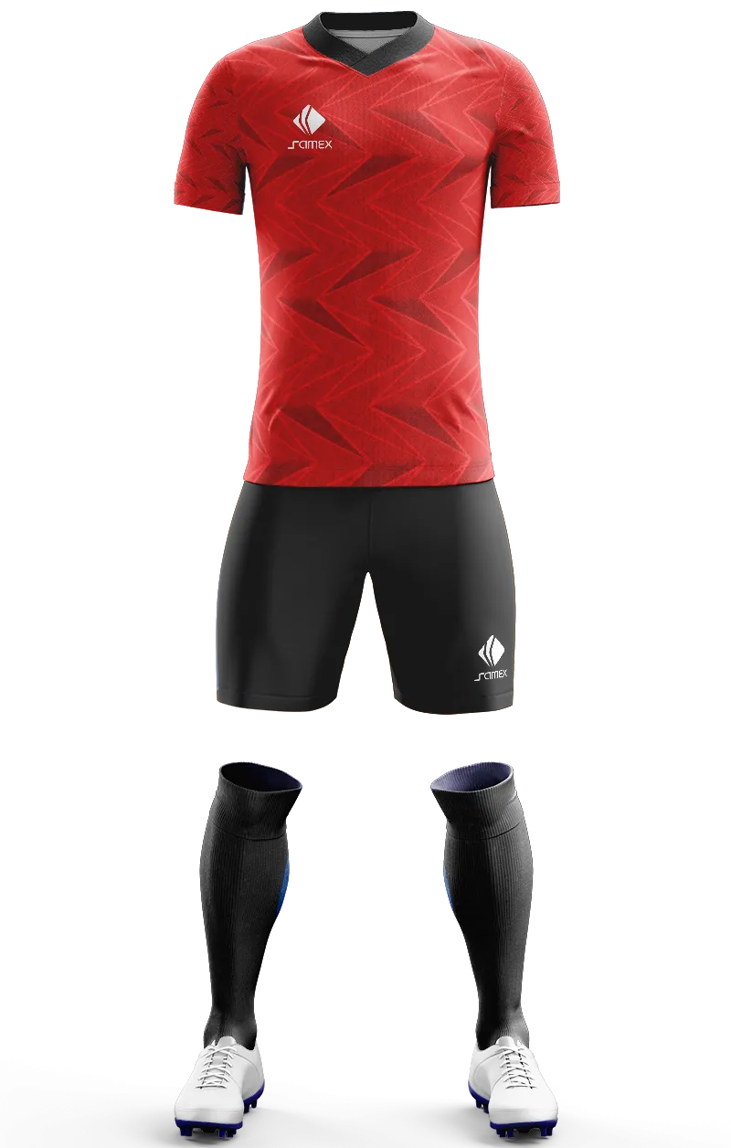 Conjunto Futbol Cod 0094 ADIDAS ARSENAL rojo - triangulos .