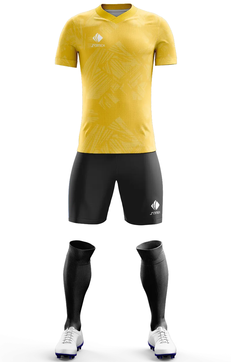 Conjunto Futbol Cod 0104 NIKE BRASIL amarillo - negro .