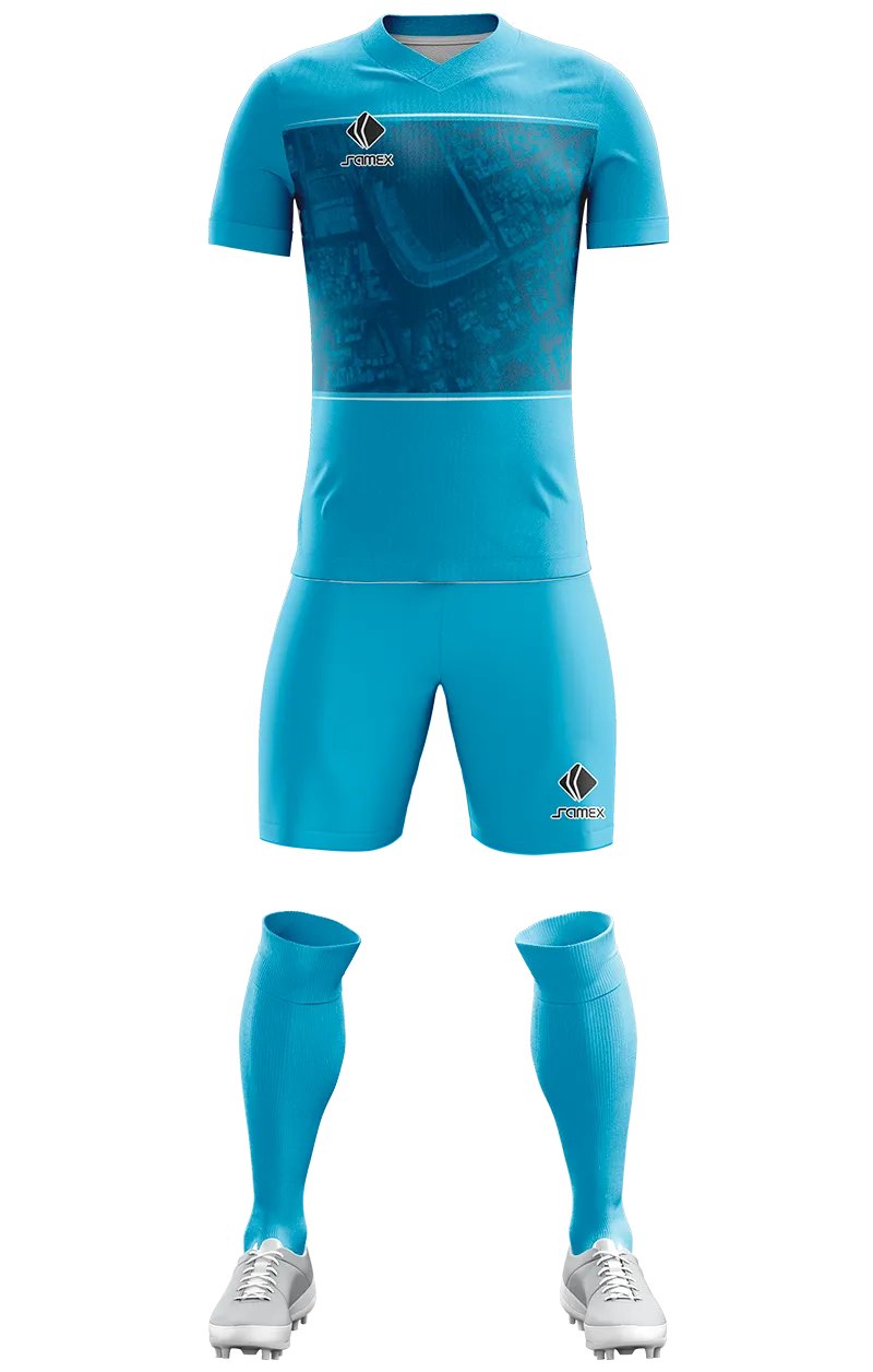 Conjunto Futbol Cod 0294 Boca Juniors Nike 2018 celeste-azul .