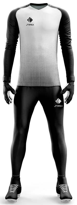 Conjunto Futbol Arqueros Cod 0021 CAMISETA NEGRA CON BLANCO .