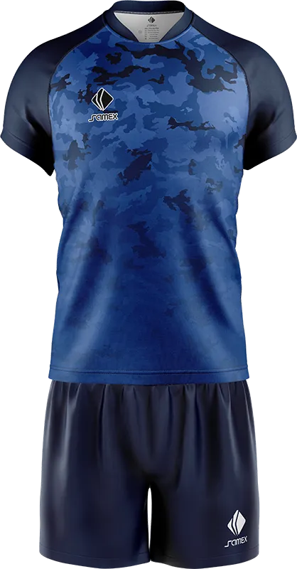 CONJUNTO RUGBY COD. 041 CAMUFLADO AZUL