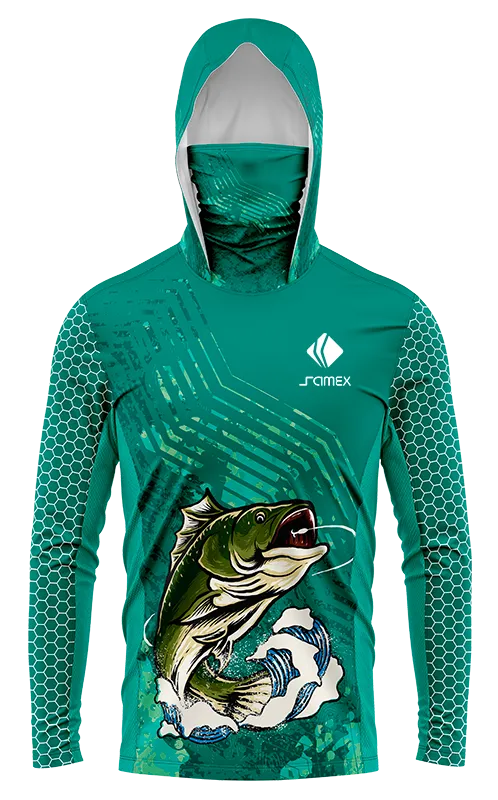 POLERON PESCA VERDE PEZ cod: 0096 .