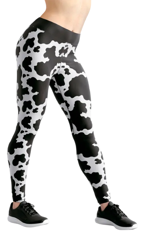 CALZA COD. 007 ANIMAL PRINT NEGRO - BLANCO