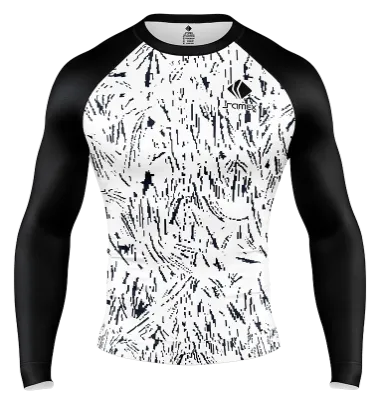 POLERA DE COMPRESIÔö£├┤N CAMISETA DE COMPRESION FRANCIA PRE-MATCH 2020-21 NEGRO- BLANCO COD: 0024 .