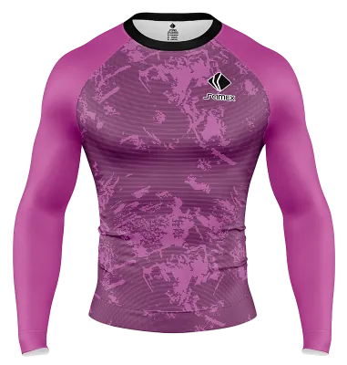 POLERA DE COMPRESIÔö£├┤N CAMISETA DE COMPRESION MANCHESTER UNITED 2021-2021 ENTRENAMIENTO MORADO - LILA - LINEAS COD: 0035 .