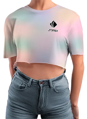 CROP TOP PERSONALIZADO CROP TOP ESTAMPADO TIE DYE COLORES COD: 0056 .