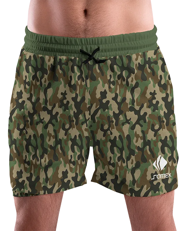 SHORT URBANO HOMBRE COD. 017 MILITAR VERDE